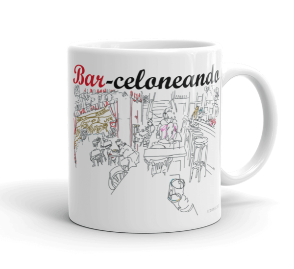 souvenir Barcelona mug